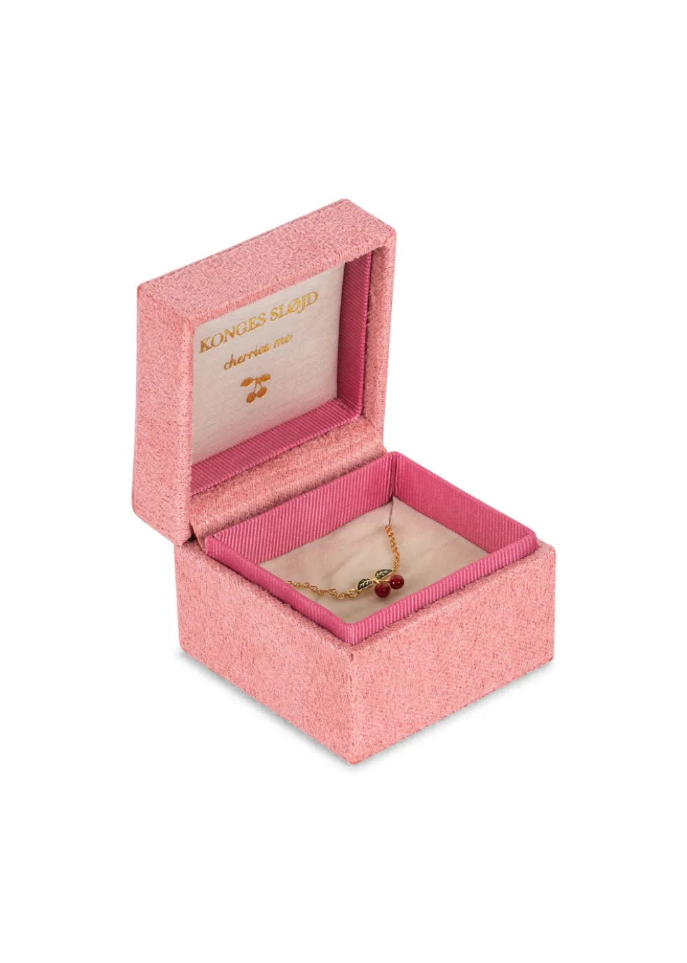 Cherry halskæde 24karat guld - cherry