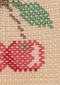CHERRY PERLA HAND BAG - cherry