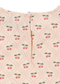 Cianna bluse - cherry pink motif