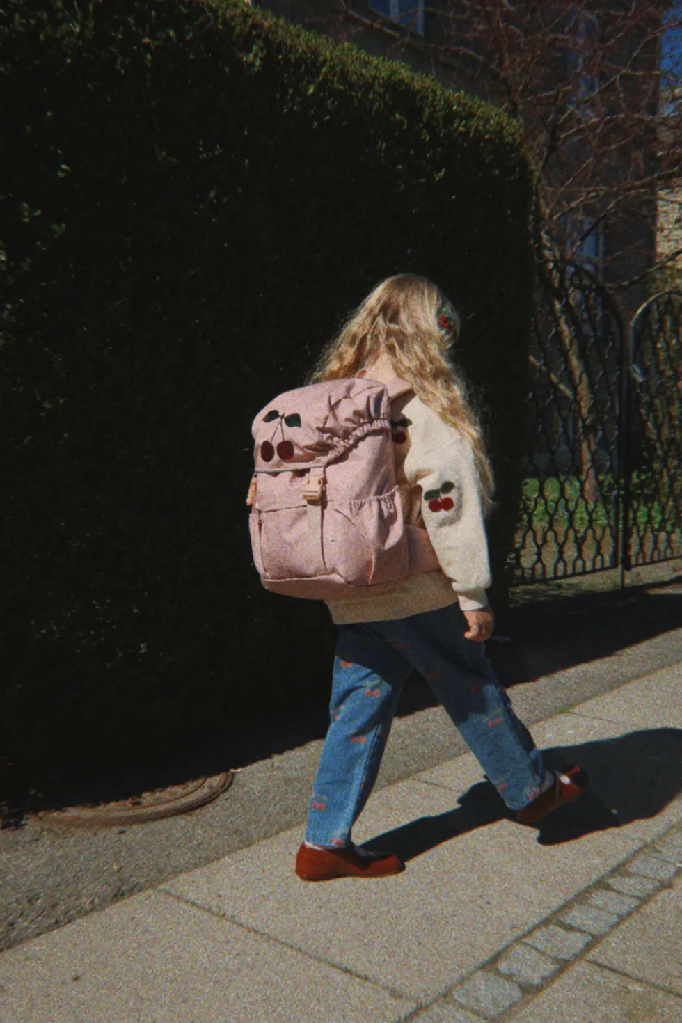 CLOVER SKOLETASKE - cherry