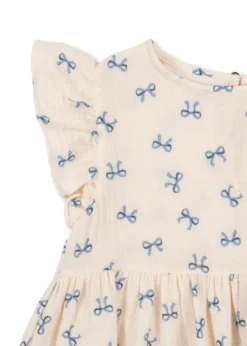 coco bluse - bow bleu