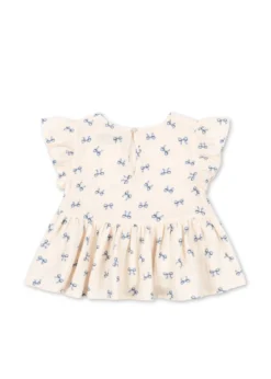 coco bluse - bow bleu