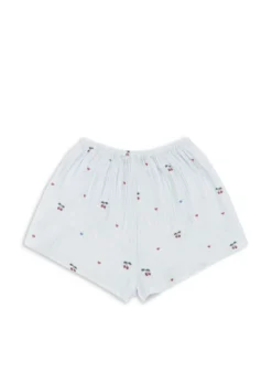 COCO MINISHORTS - cherry blue coeur