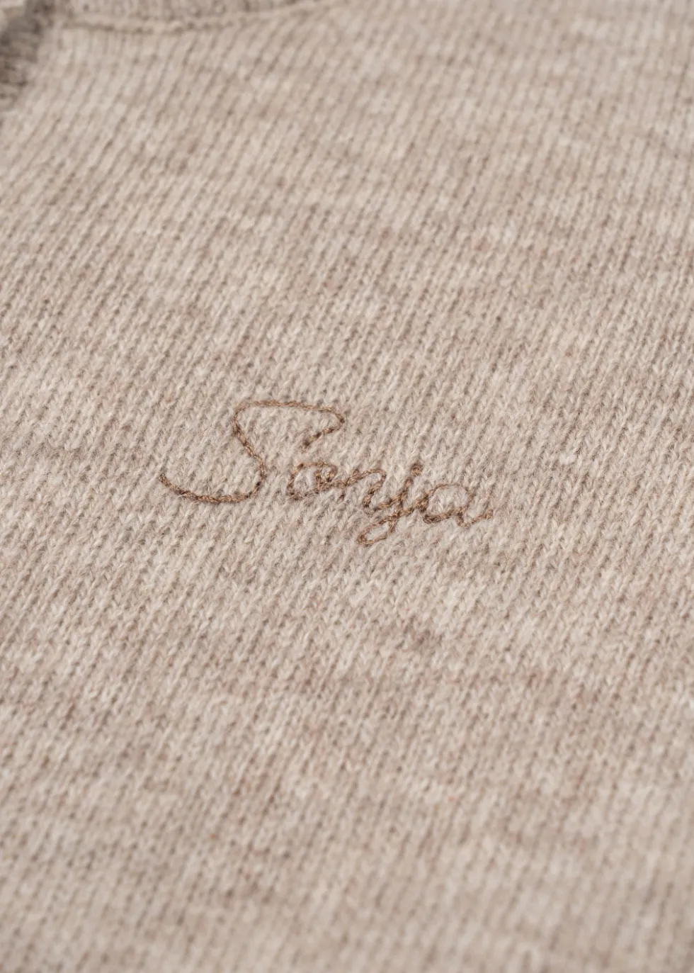 dio cashmere sæt - camel melange
