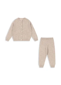 dio cashmere sæt - camel melange
