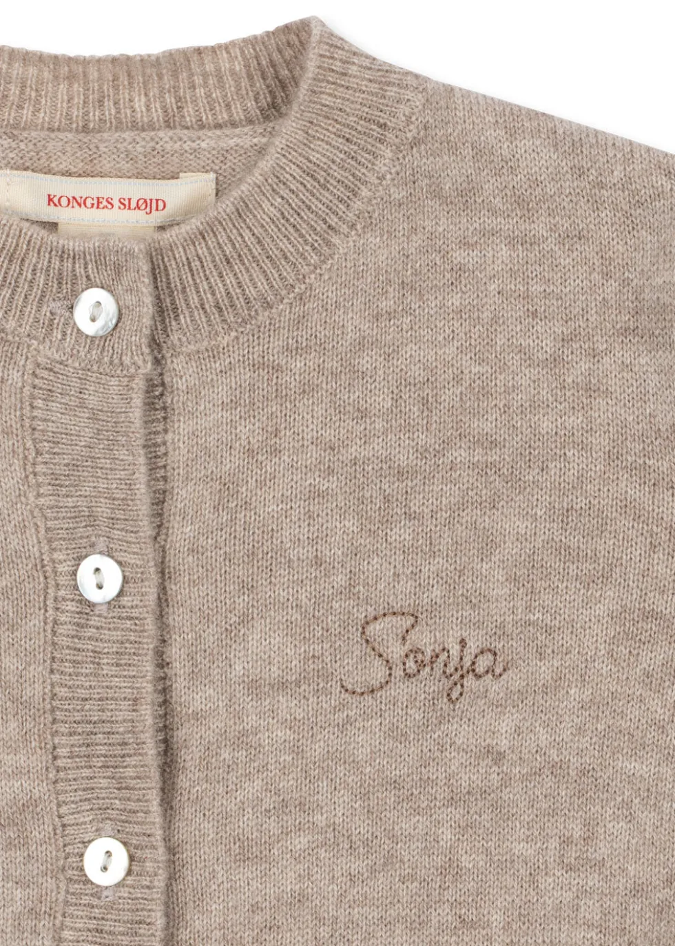 dio cashmere sæt - camel melange