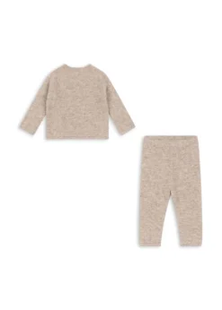 dio cashmere sæt - camel melange