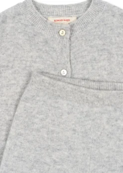 dio cashmere sæt - light grey melange