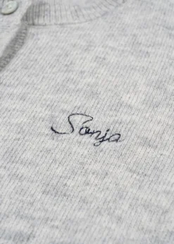 dio cashmere sæt - light grey melange