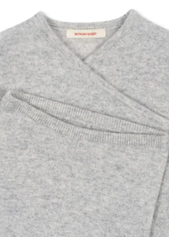 dio cashmere sæt - light grey melange