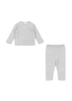 dio cashmere sæt - light grey melange