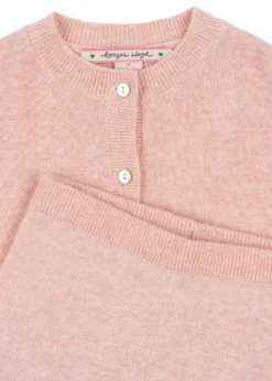 dio cashmere sæt - rose melange