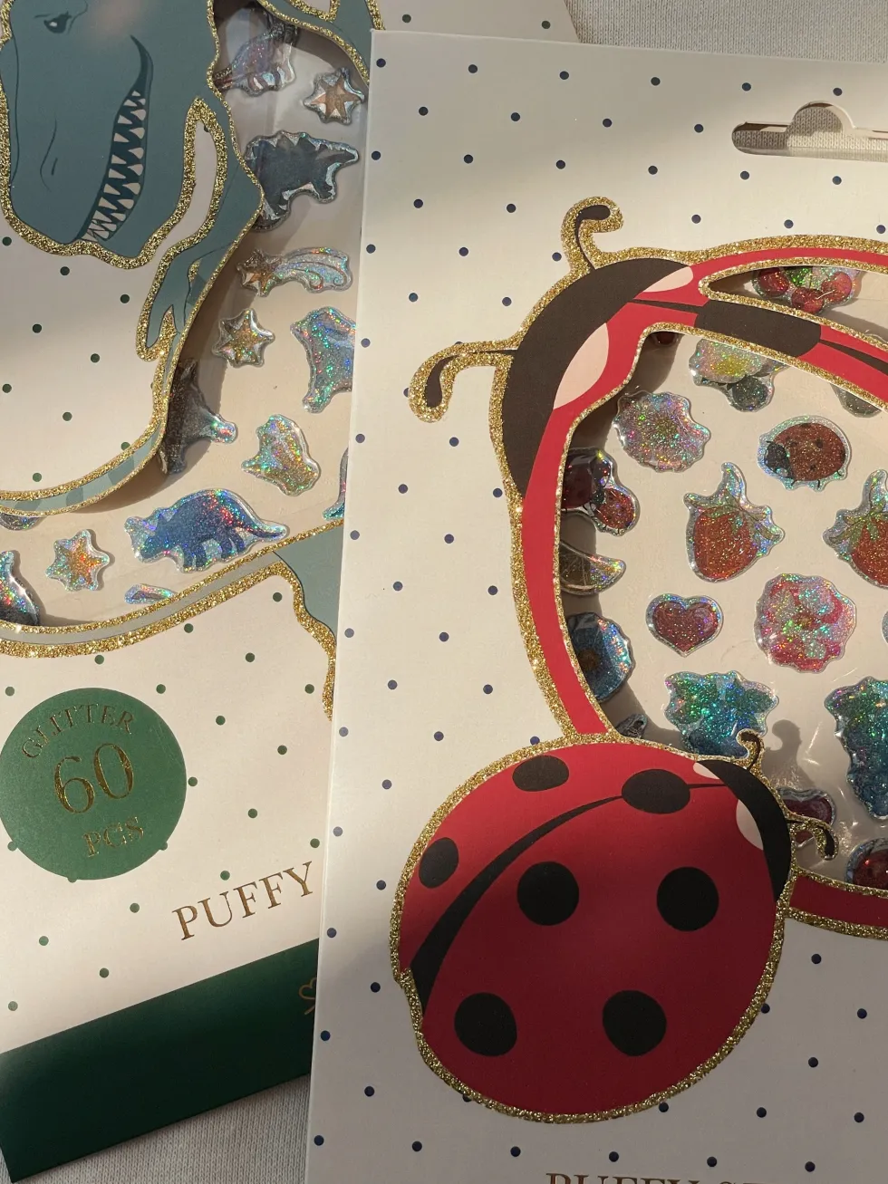 3D Klistermærker - ladybug