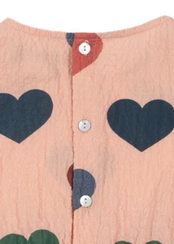 elin bluse - coeur rose coloré