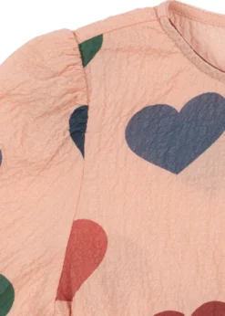 elin bluse - coeur rose coloré