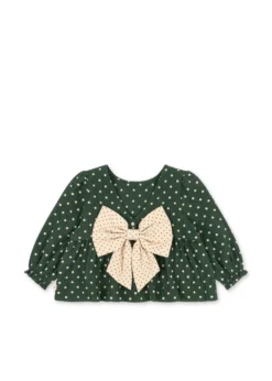 ELIN BOW BLOUSE - dot marseille