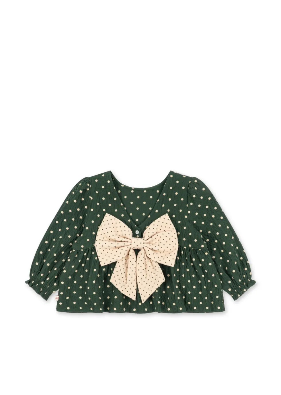 ELIN BOW BLOUSE - dot marseille