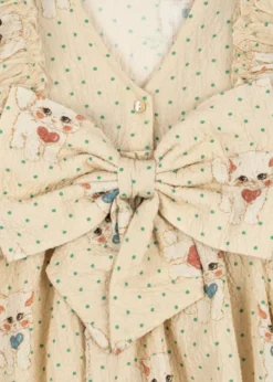 Elin Bow Kjole - dot miao mist