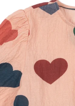 elin kjole - coeur rose coloré