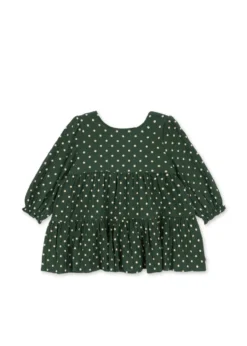 ELIN LONG SLEEVE BOW DRESS - dot marseille
