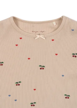 Ella bluse - cherry coeur blush