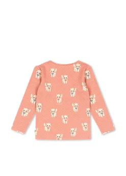 Ella Langærmet T shirt - ciao miao rose