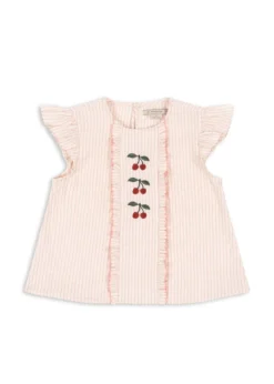 ellie bluse - peony stripe
