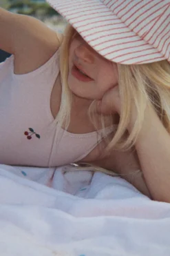 ELLIE BOW KASKET - amour stripe