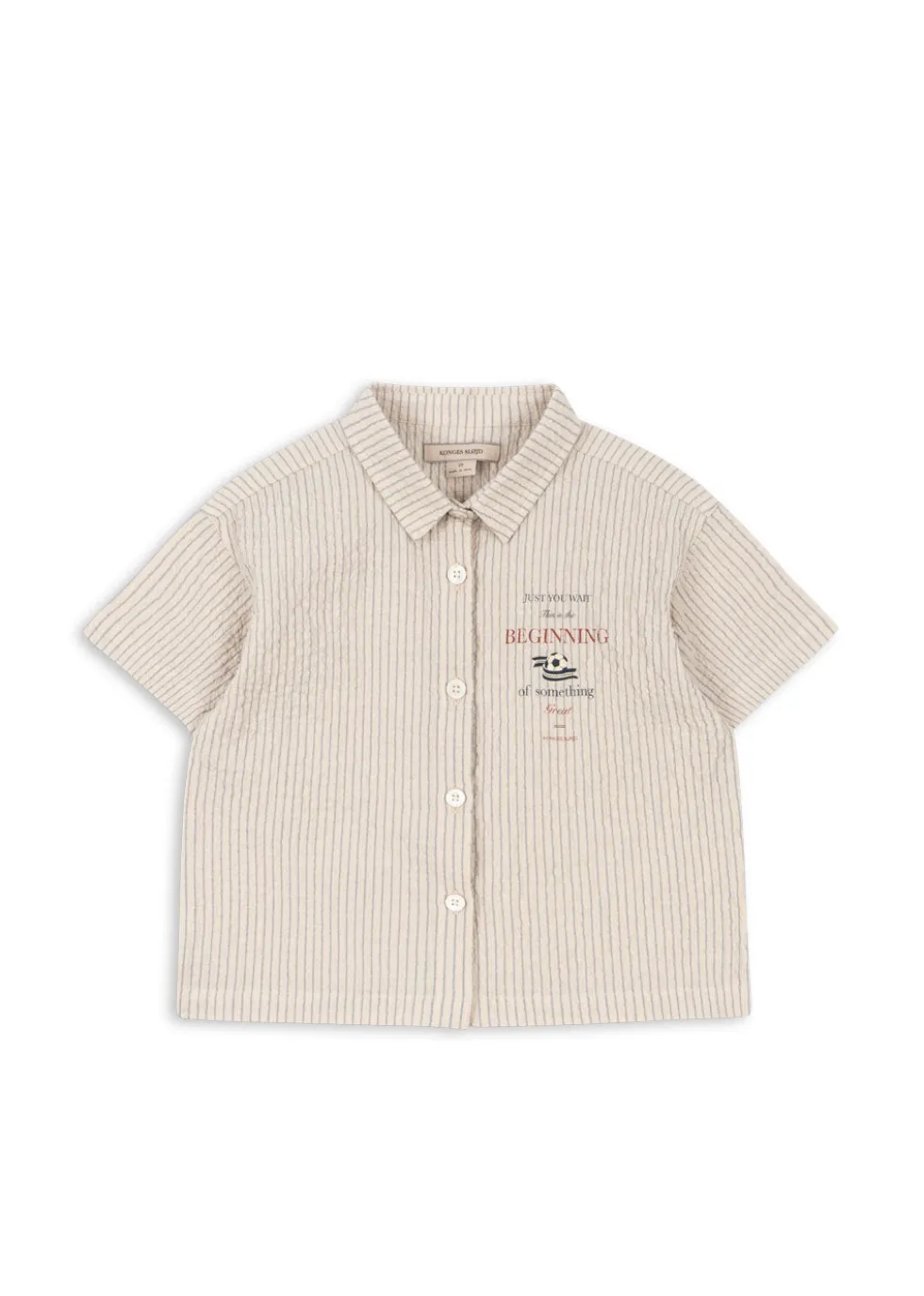 ELLIOT KORTÆRMET SKJORTE - tradewinds stripe