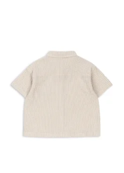 ELLIOT KORTÆRMET SKJORTE - tradewinds stripe