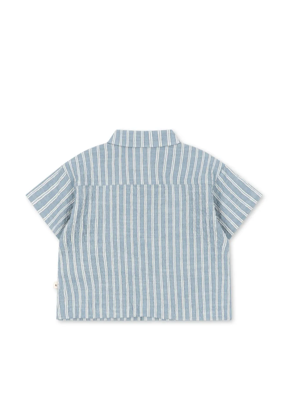 Elliot Kortærmet Skjorte - trio bleu stripe