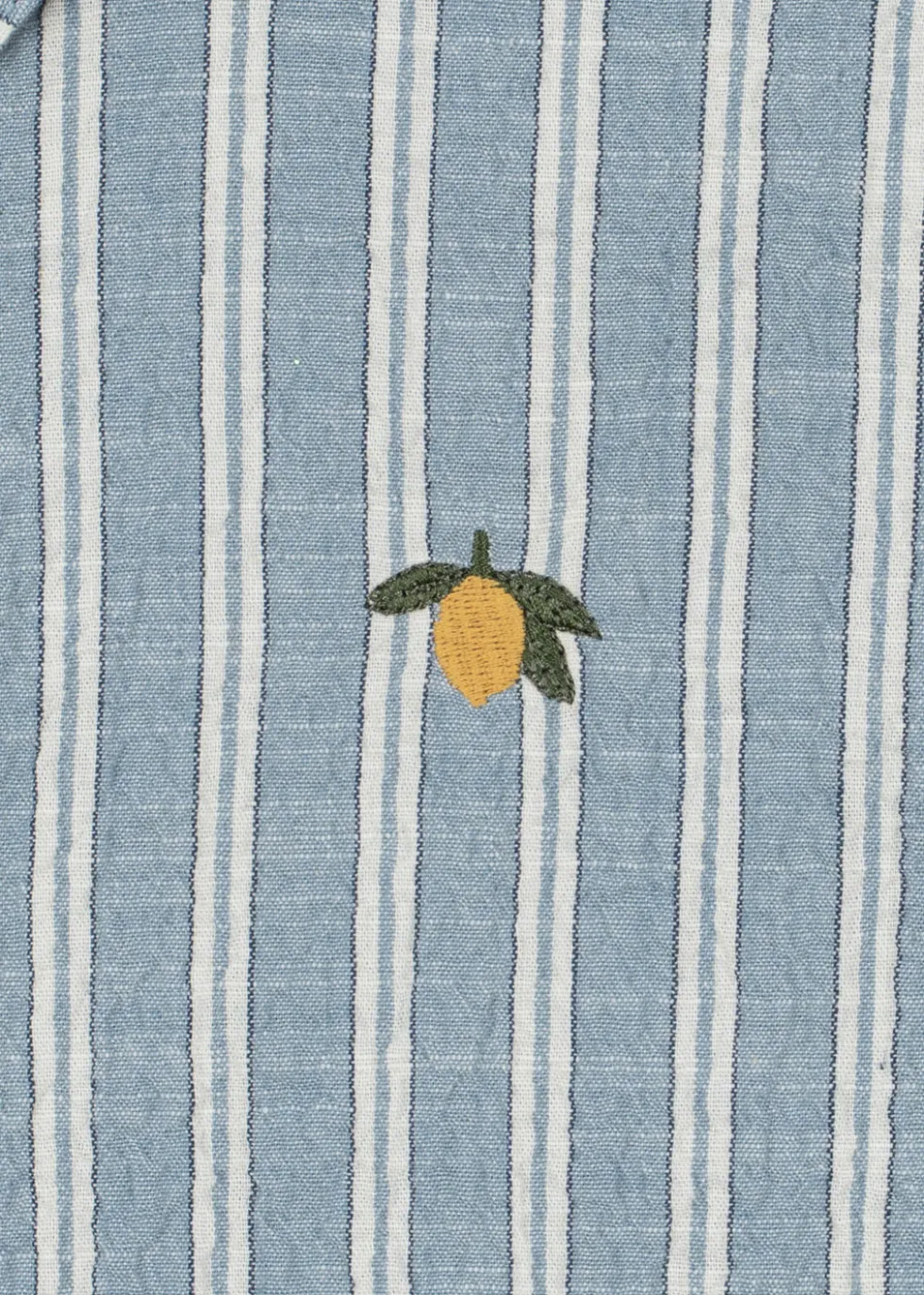 Elliot Kortærmet Skjorte - trio bleu stripe