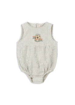 elliot romper - stripe bluie