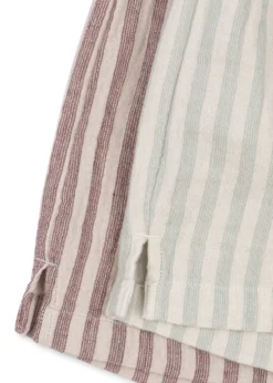 ELY SHORTS - red stripe