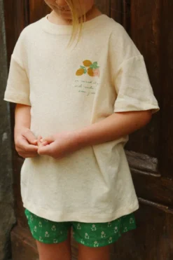 Era T Shirt - buttercream/juicy