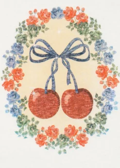 Era t shirt - cherry bow