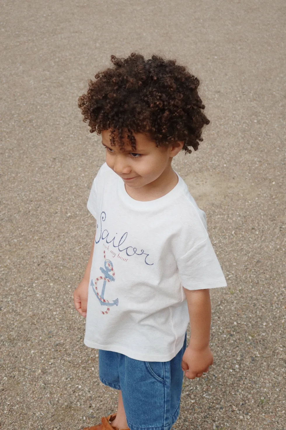 era t shirt - off white/sailor