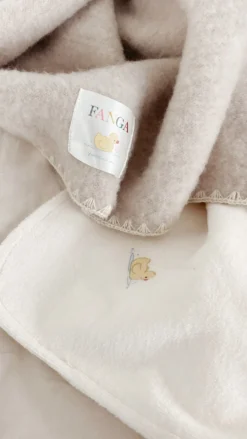 Erba babytæppe - oatmeal melange