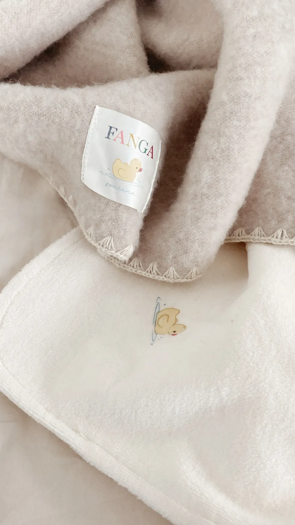 Erba babytæppe - oatmeal melange