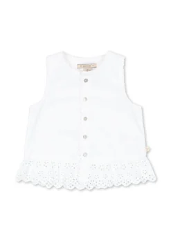 Evelina Bluse - bright white