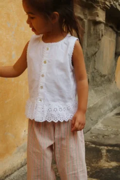 Evelina Bluse - bright white