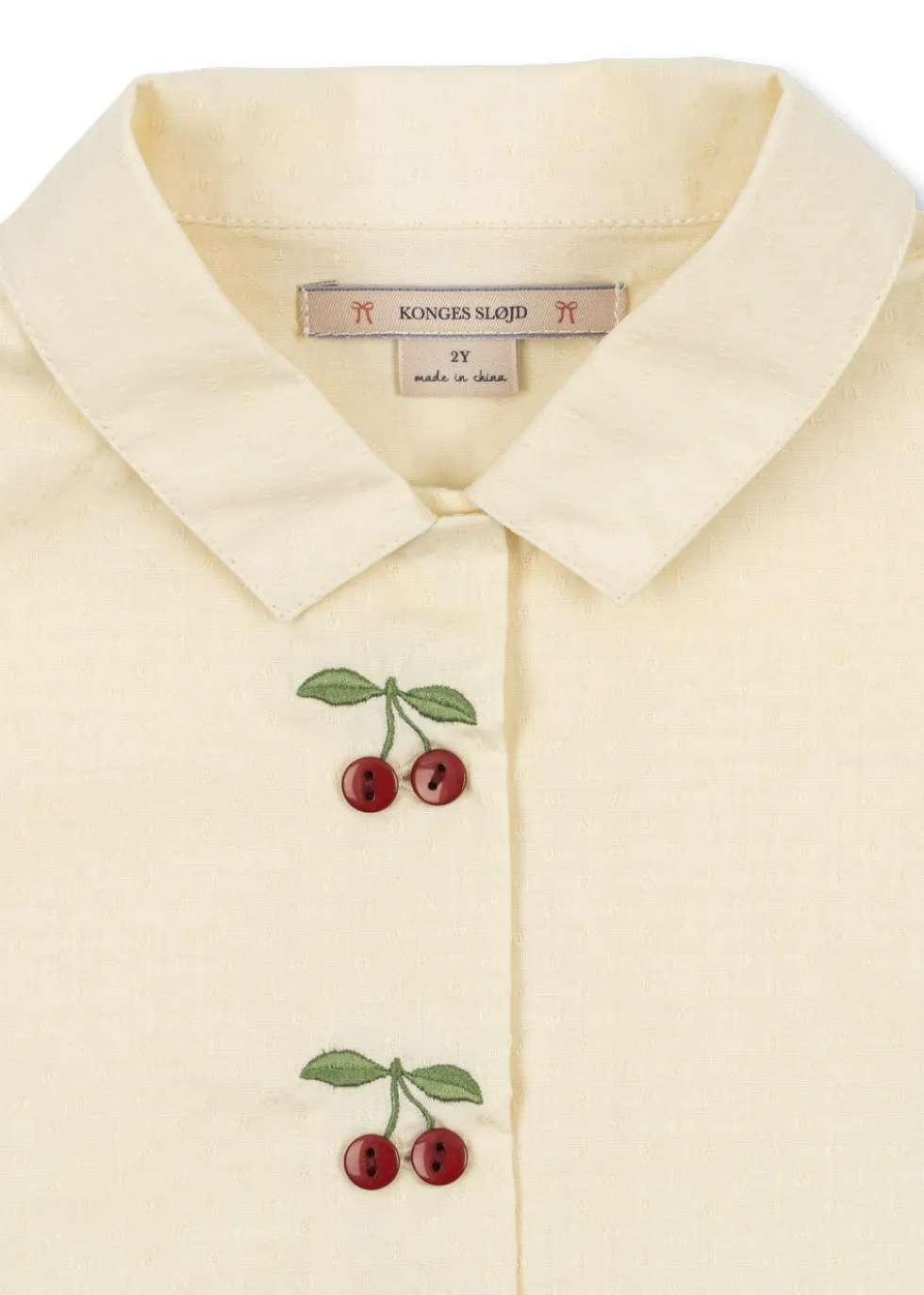 Evia Cherry Skjorte - cloud cream