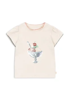 Famo Puff T Shirt - buttercream