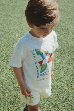FAMO T SHIRT - antique white