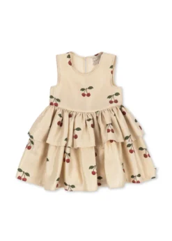 FANYA CHERRY DRESS - ma grande cerise pearl