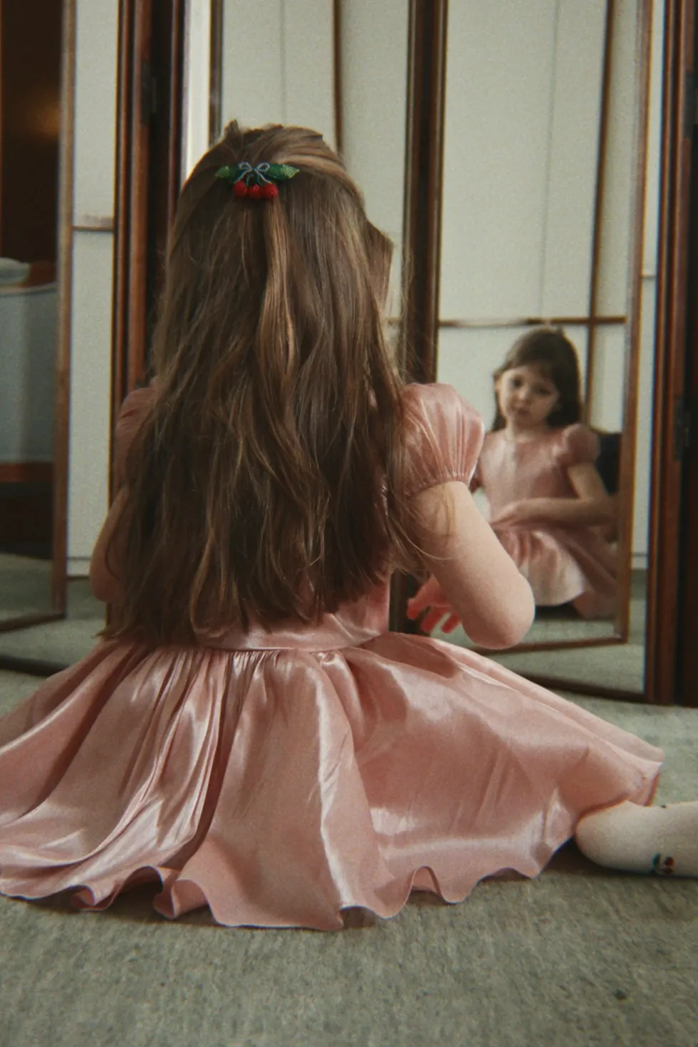 Fia Kjole - silver pink
