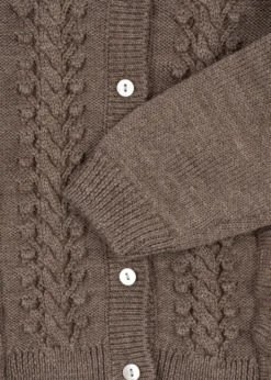 Fiol cardigan - bunny brown melange