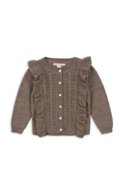 Fiol cardigan - bunny brown melange