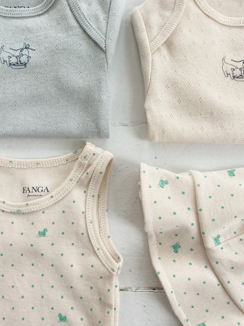FIO 2 PACK SL BODY OCS - lago verde aop/buttercream