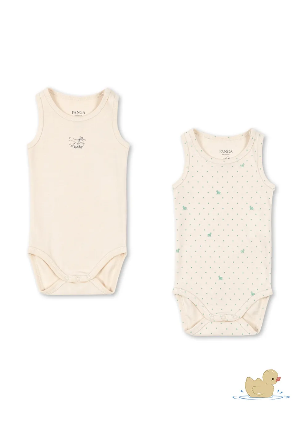 FIO 2 PACK SL BODY OCS - lago verde aop/buttercream